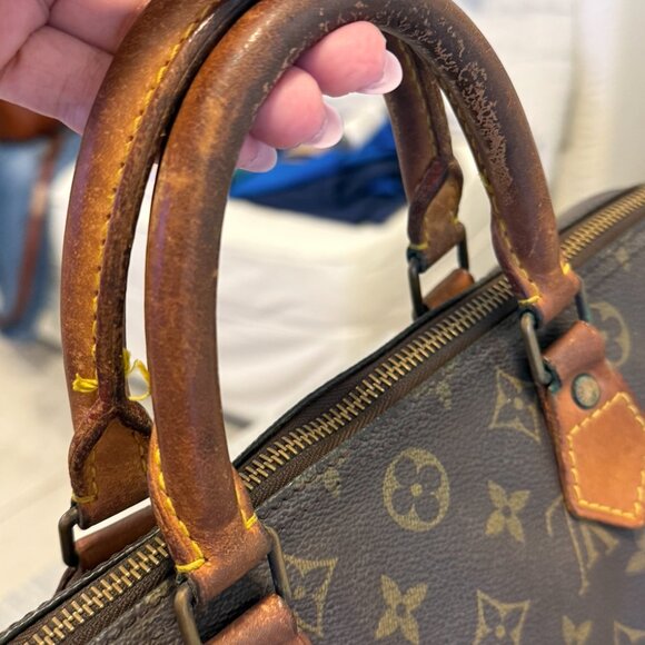 Louis Vuitton Speedy 30 Canvas Purse - Picture 8 of 10